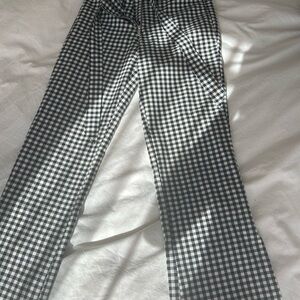 Black and White Gingham Pants
